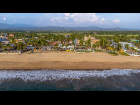 Aerial view from Pacific