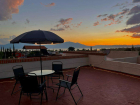 Terraza con vista al lago