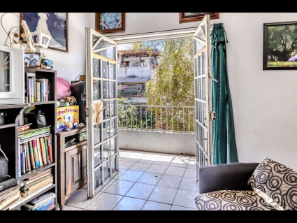 Balcony doorway
