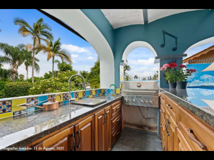 14 - Grilling Kitchen with Parota Cabinetry