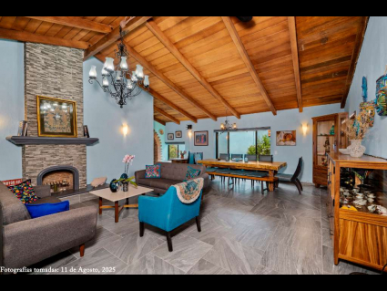 04 - Great Room with Fireplace and Catherdral Ceilings