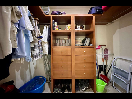 Walk-in Closet - Master Bedroom