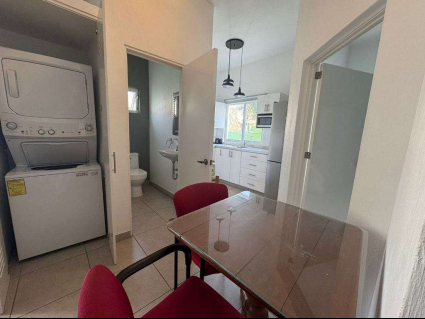 Lavadora y comedor