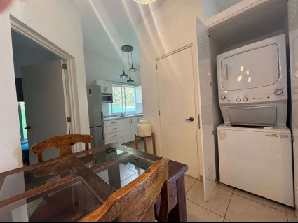 Lavadora y comedor