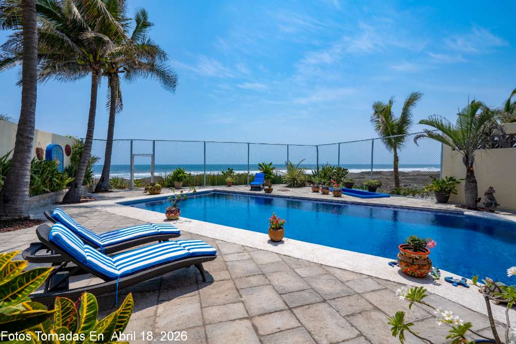 18 - Pool Terrace with Outdoor Shower and Private Beach Gate
