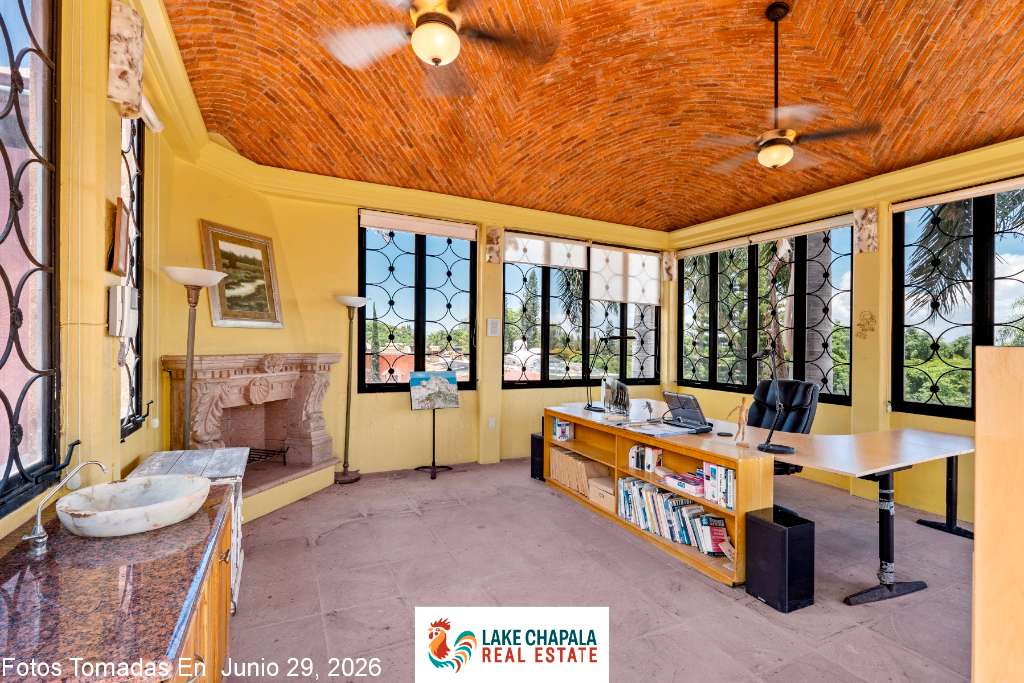 17 - Office Studio with Fireplace