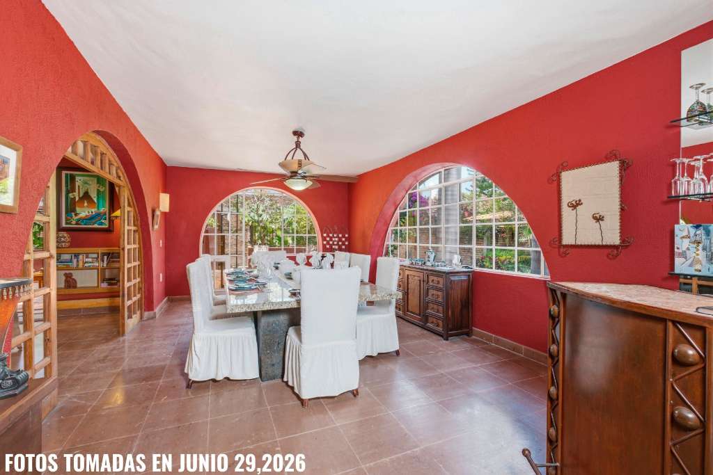 07 - Dining Room for 10 with Breakfast Terrace Beyond