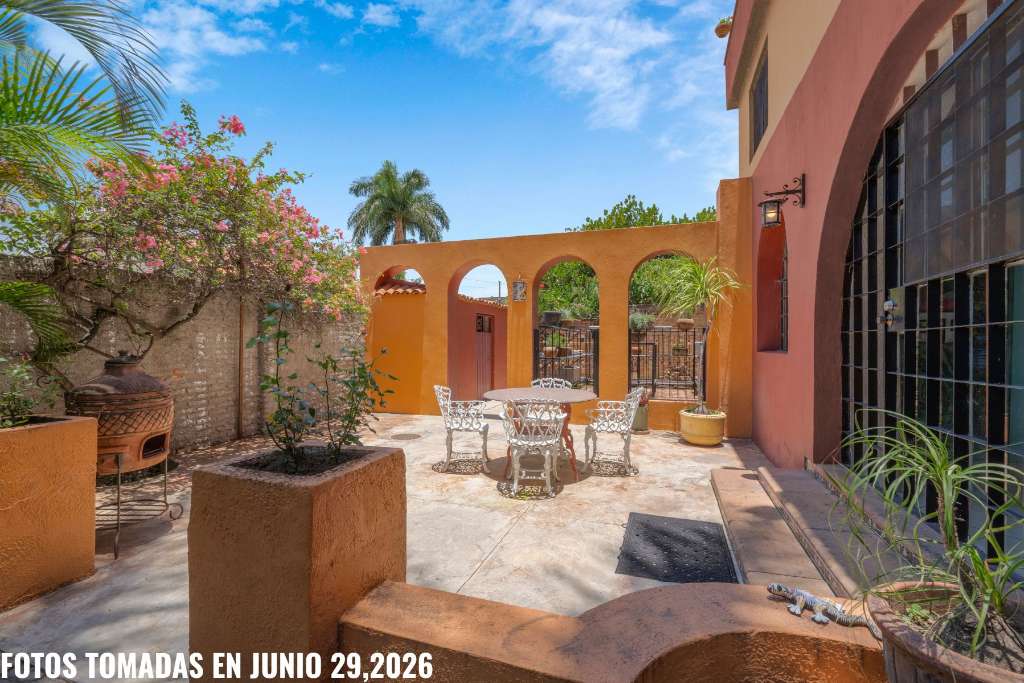 15 - Rear Courtyard with Kitchen Container Garden and room for a Pool
