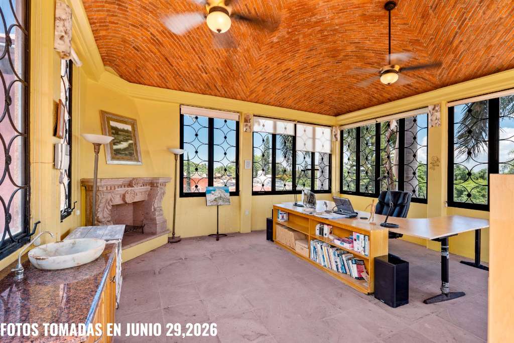 17 - Office Studio with Fireplace