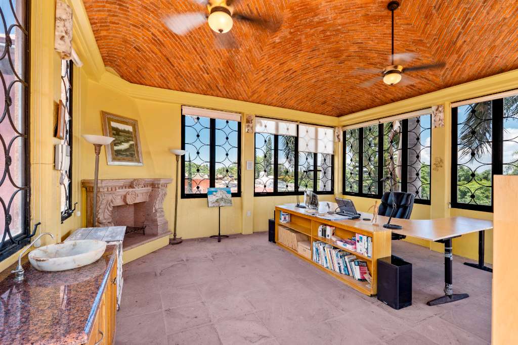 17 - Office Studio with Fireplace