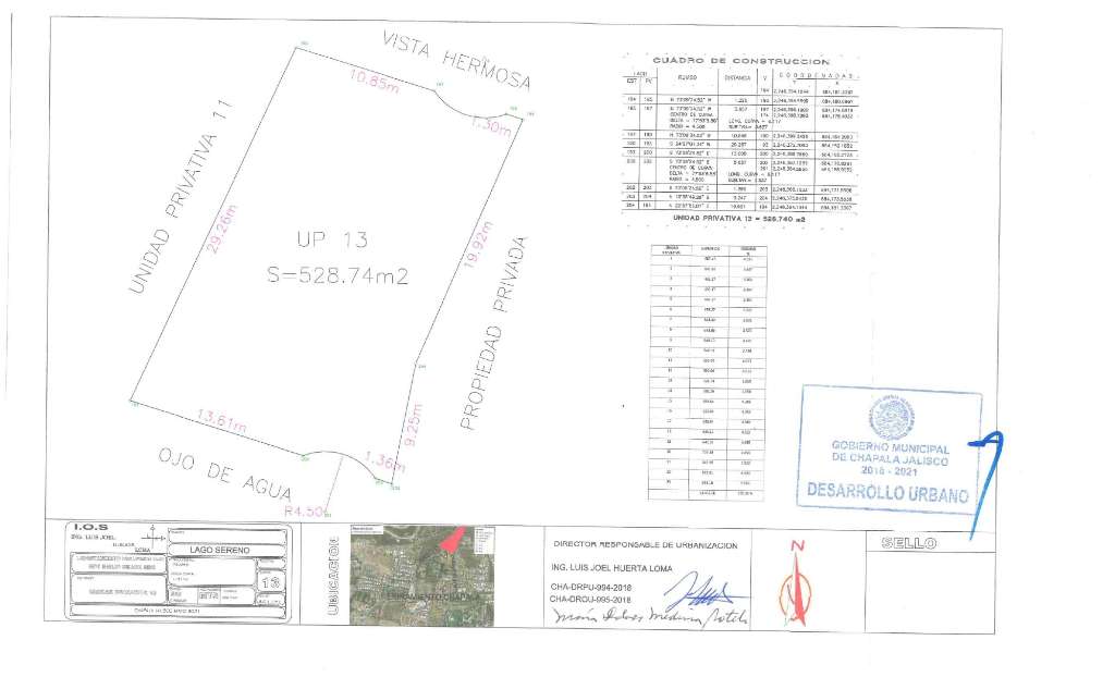PLANO DEL TERRENO