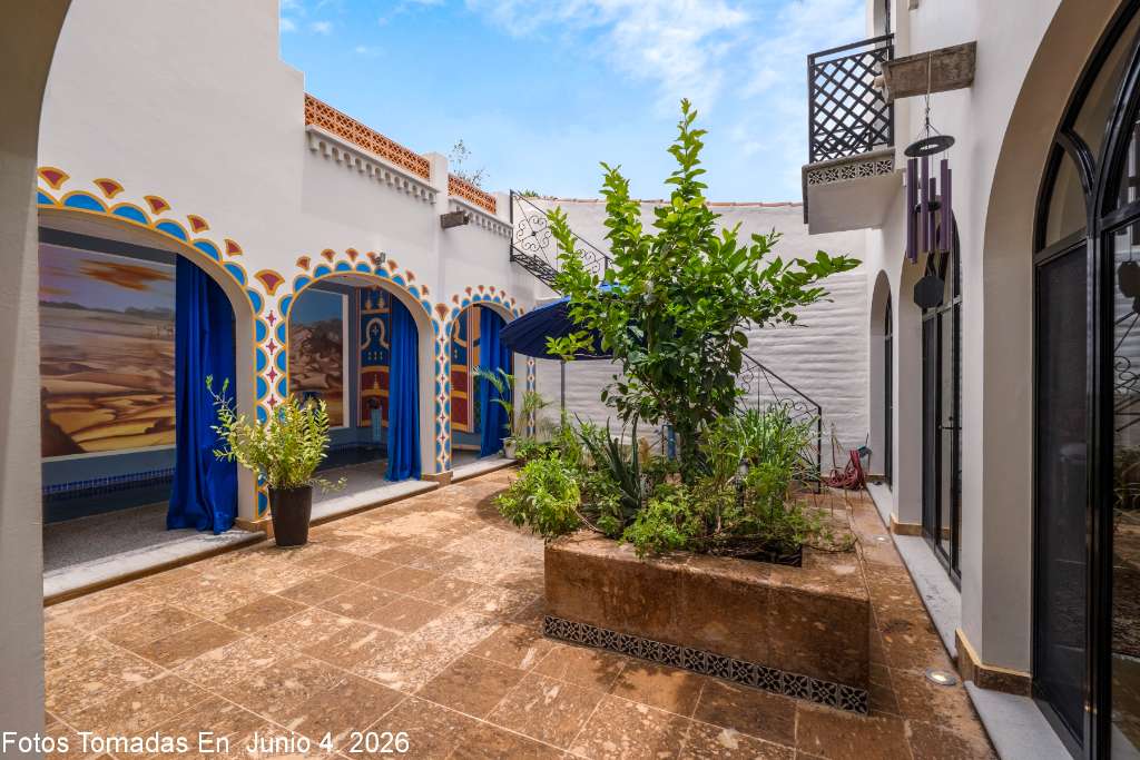 18  Courtyard with Persian Lemon Tree