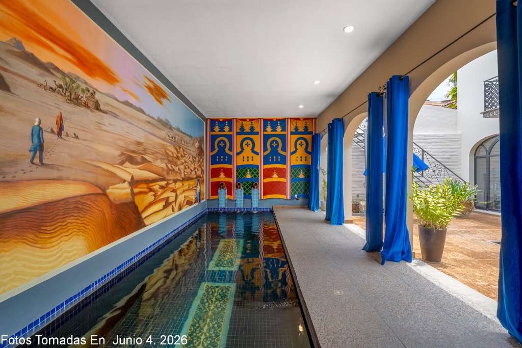 005 The Persian Pool Pavillion - Solar Heated Salt Water Pool
