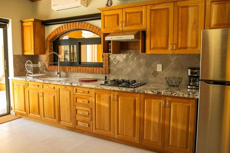 Vista completa de la cocina