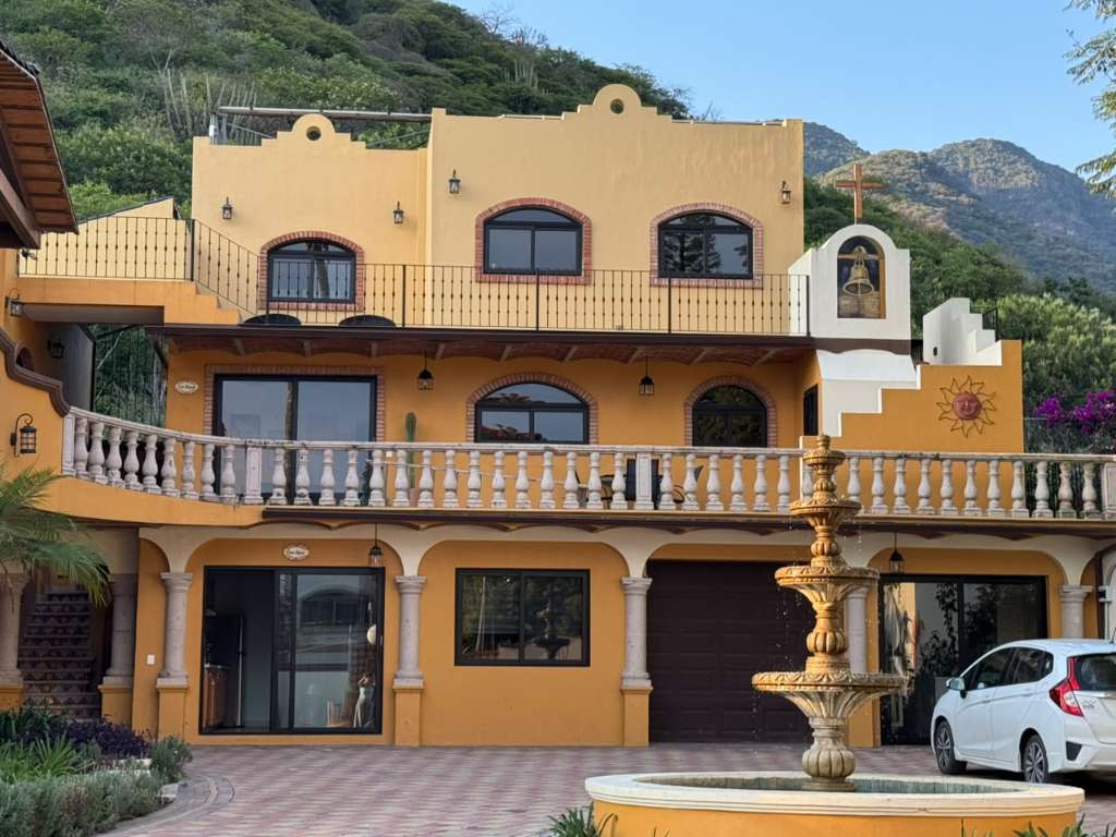 Fachada de los departamentos