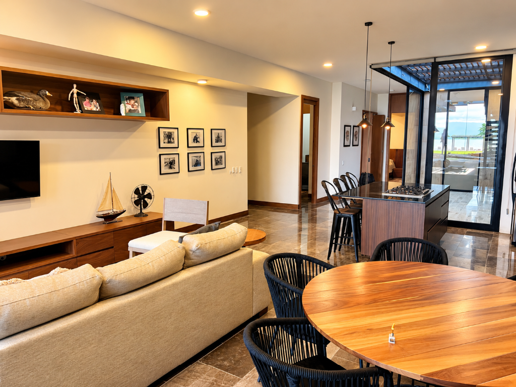 Living Room & Dining Room