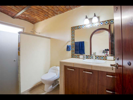 Upper Level Bathroom with walk-in shower