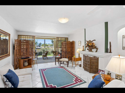 Casa Anna 06 Living Room with Fireplace Flows to Lanai