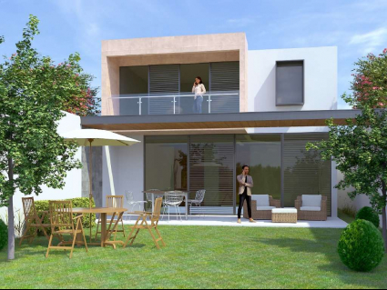 estilo minimalista jardin