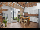 Casa Mali  01 - Light and Bright Kitchen with Views to Courtyard